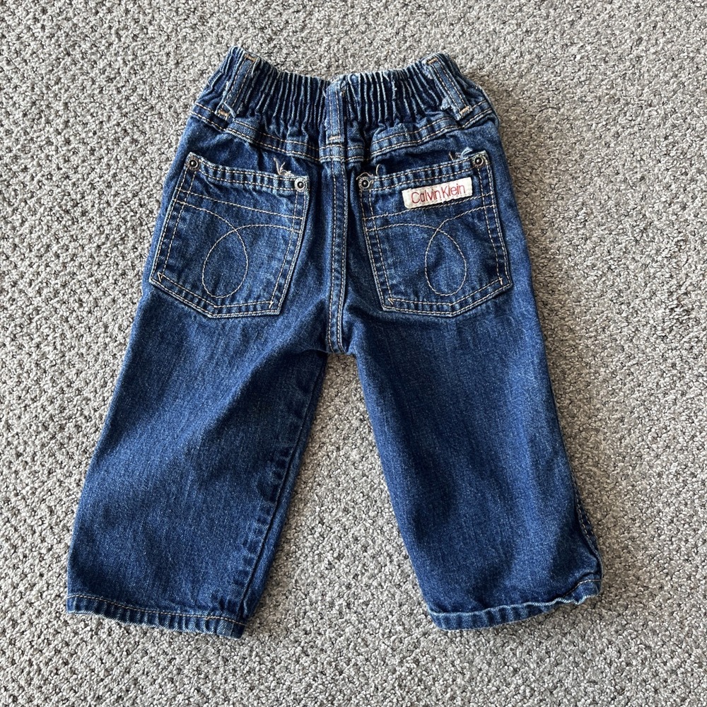 Vintage Infant 12 Months Calvin Klein Jeans. Pull On Baby Pants .